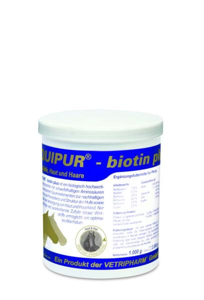 Ergänzungsfutter Equipur biotin plus 1.000g