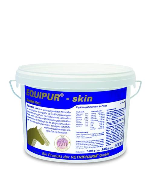 Equipur skin Ergänzungsfutter fürs Pferd 3.000g Equipur skin Ergänzungsfutter fürs Pferd 3.000g
