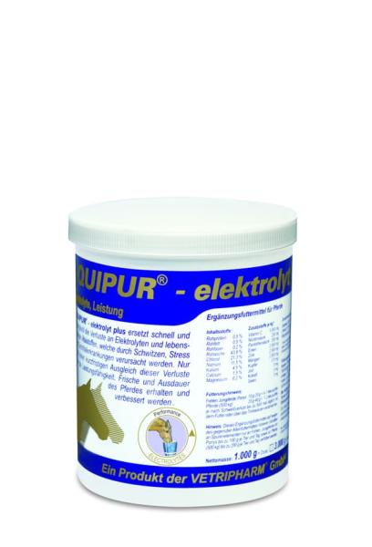 Equipur elektrolyt plus bei Schweißverlust beim Pferd  1.000g